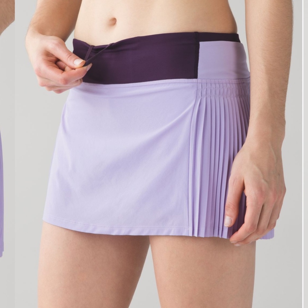 Lululemon Time To Shine Pleated Skirt In Lilac Zinfandel